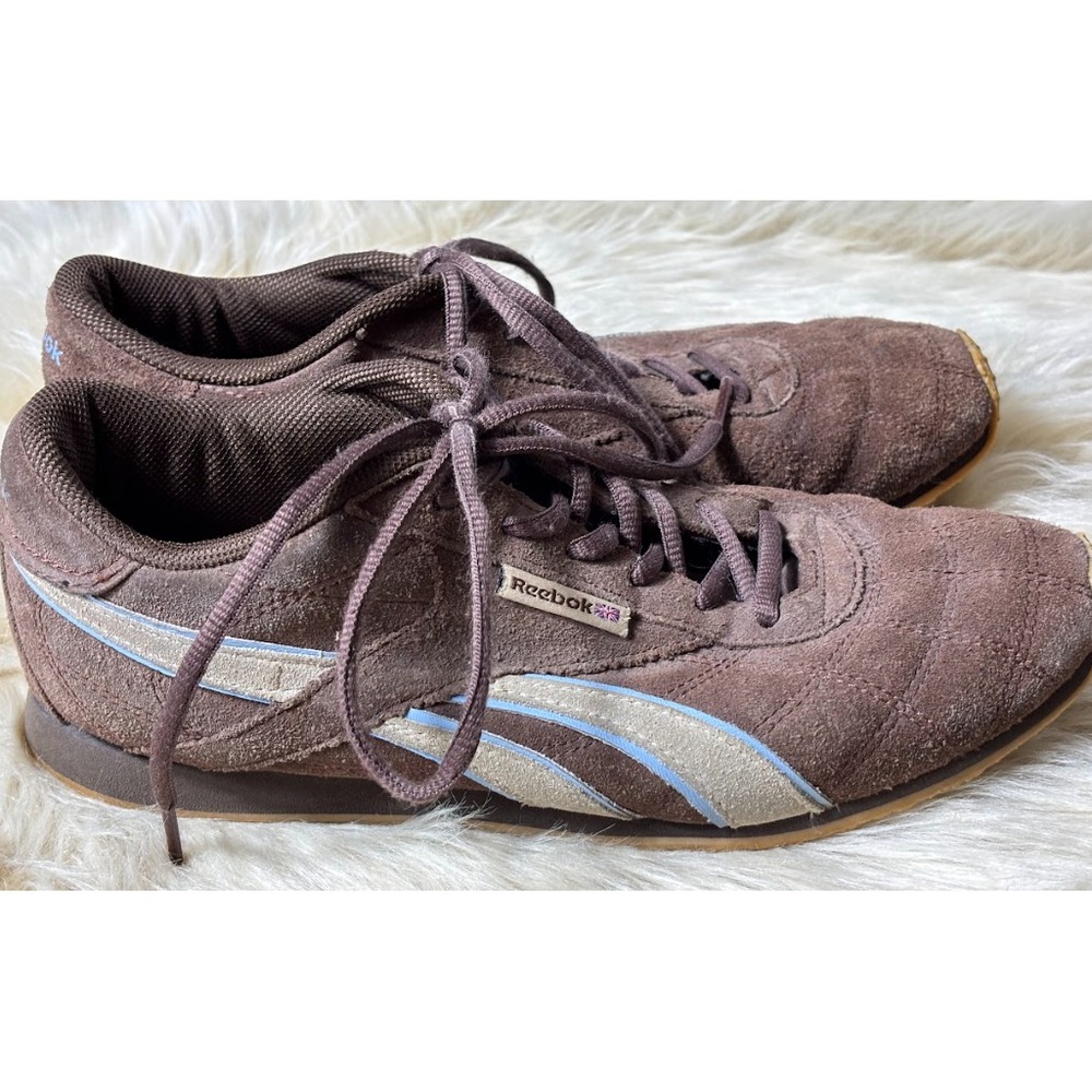 Reebok Brown and White Women's Sneakers